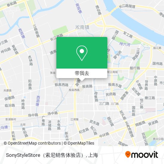 SonyStyleStore（索尼销售体验店）地图