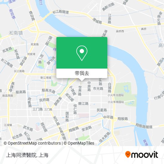 上海同濟醫院地图