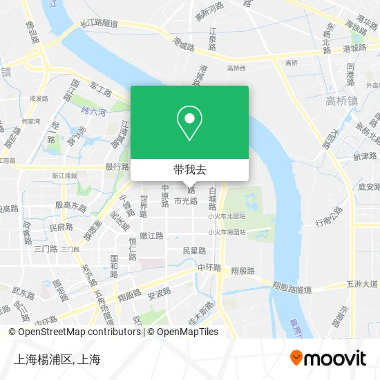 上海楊浦区地图