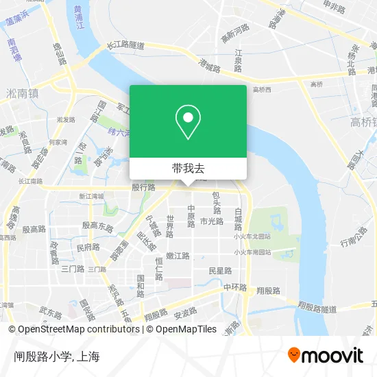 闸殷路小学地图