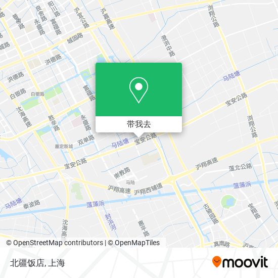 北疆饭店地图