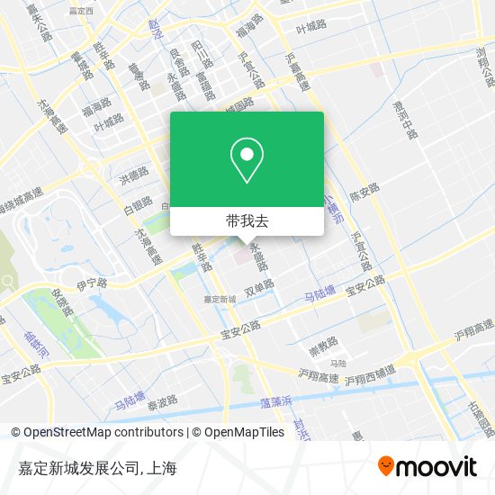 嘉定新城发展公司地图