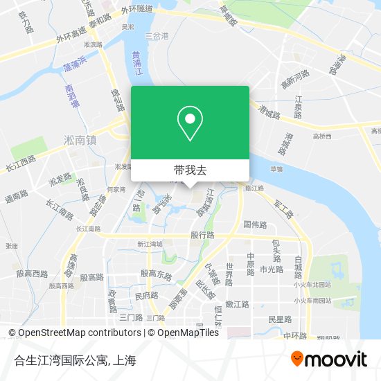 合生江湾国际公寓地图