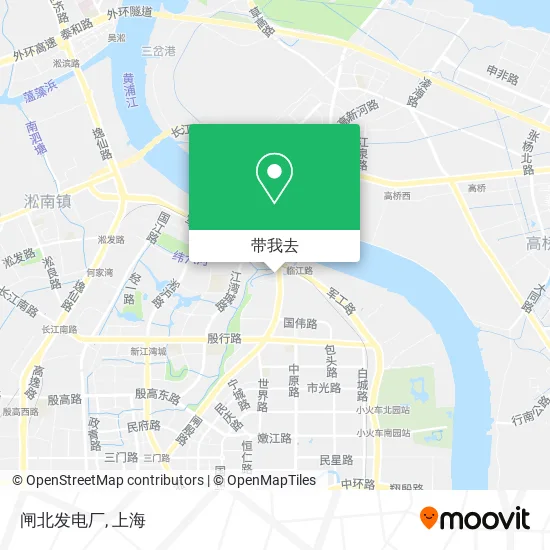 闸北发电厂地图
