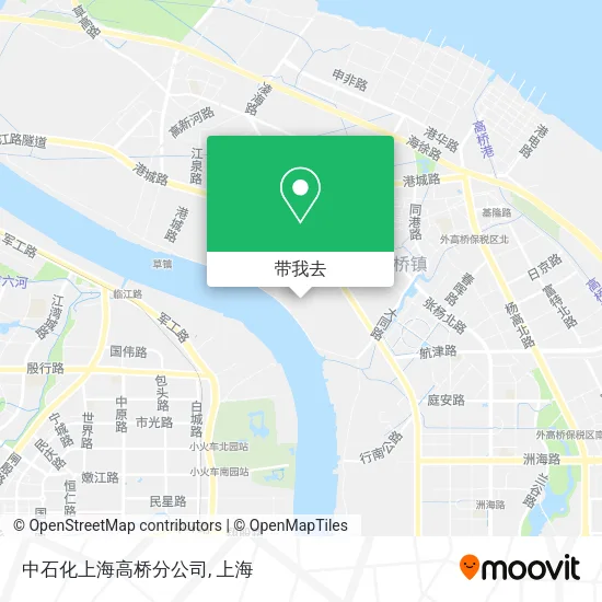 中石化上海高桥分公司地图