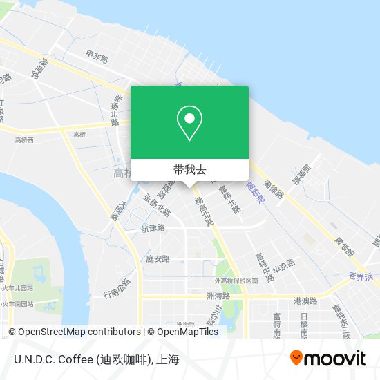 U.N.D.C. Coffee (迪欧咖啡)地图