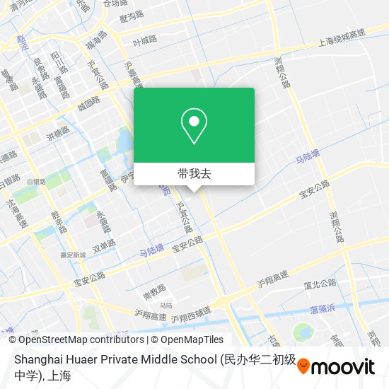 Shanghai Huaer Private Middle School (民办华二初级中学)地图
