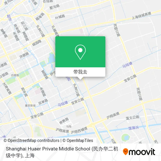 Shanghai Huaer Private Middle School (民办华二初级中学)地图
