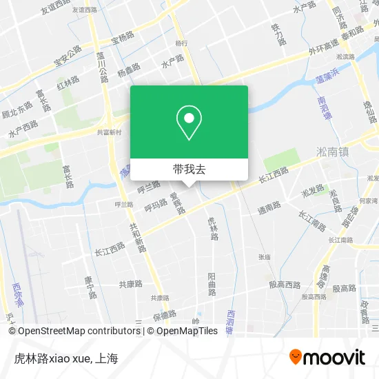 虎林路xiao xue地图