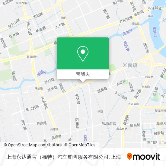 上海永达通宝（福特）汽车销售服务有限公司地图