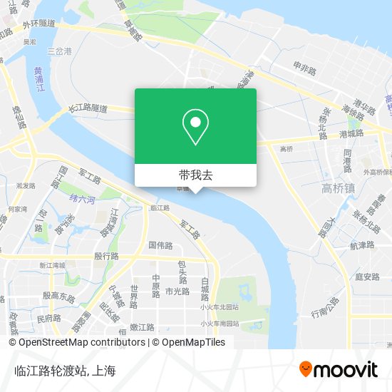 临江路轮渡站地图