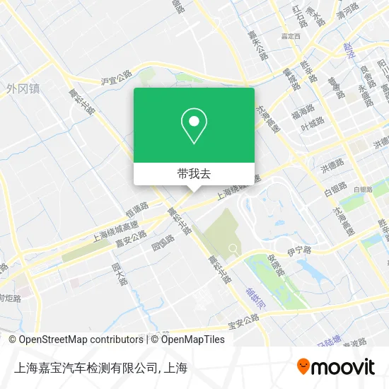 上海嘉宝汽车检测有限公司地图