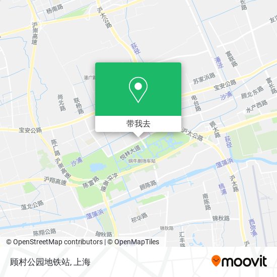 顾村公园地铁站地图