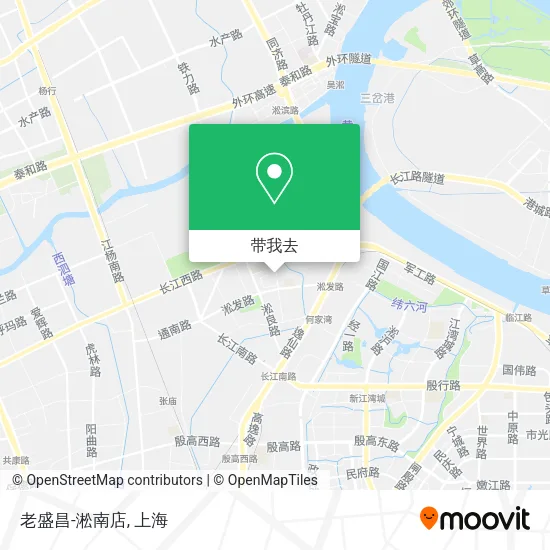老盛昌-淞南店地图