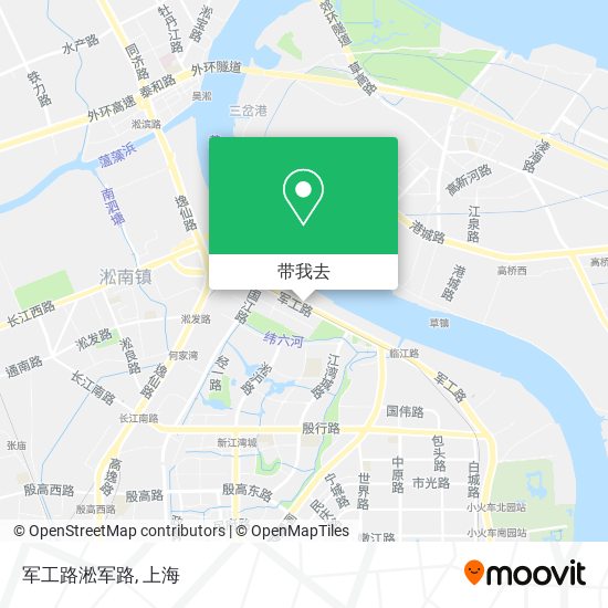 军工路淞军路地图