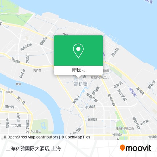 上海科雅国际大酒店地图