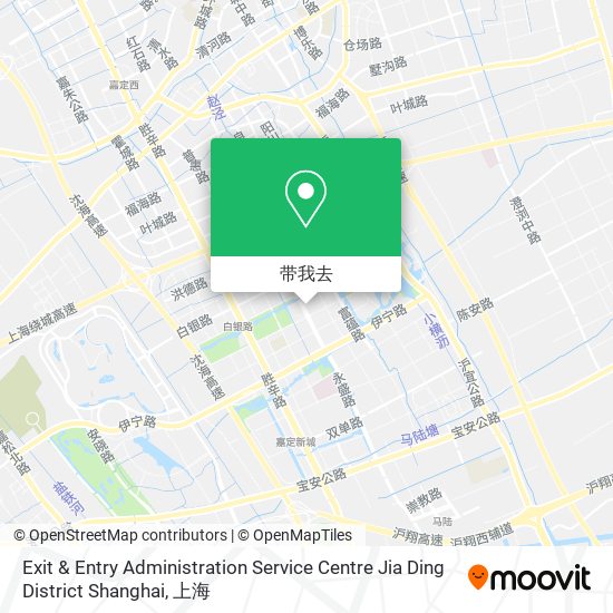 Exit & Entry Administration Service Centre Jia Ding District Shanghai地图