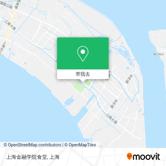 上海金融学院食堂地图