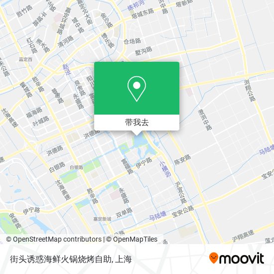 街头诱惑海鲜火锅烧烤自助地图