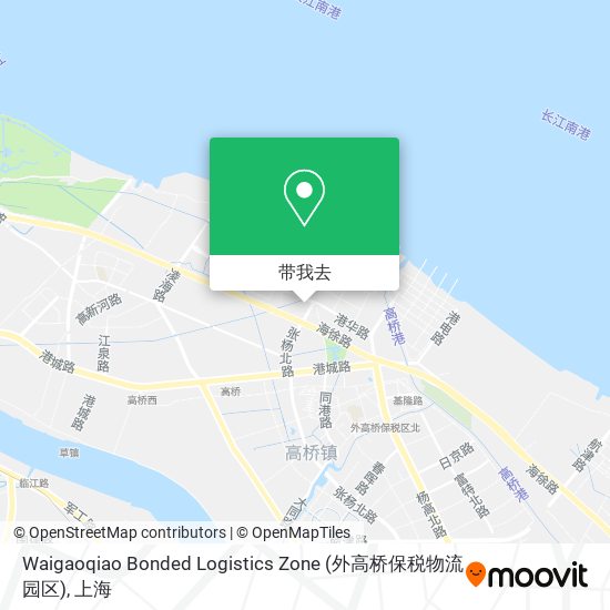 Waigaoqiao Bonded Logistics Zone (外高桥保税物流园区)地图