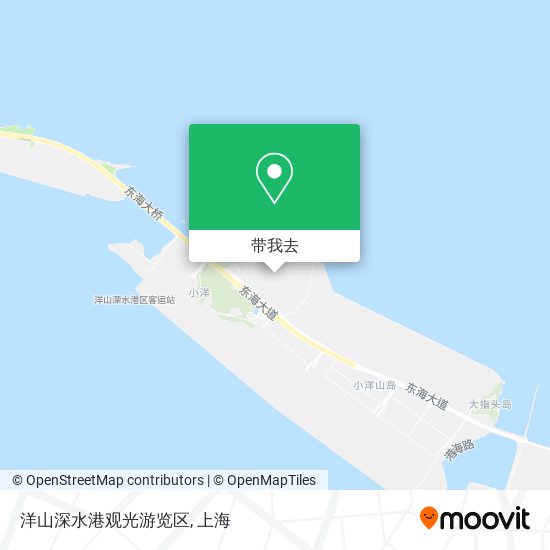 洋山深水港观光游览区地图