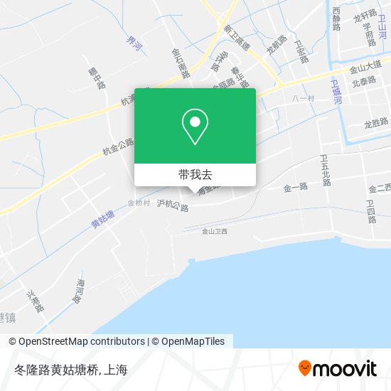 冬隆路黄姑塘桥地图