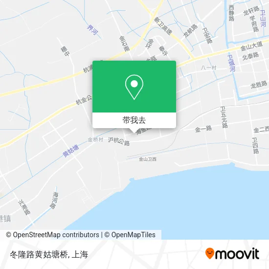 冬隆路黄姑塘桥地图