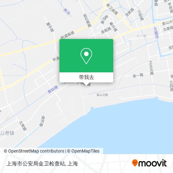 上海市公安局金卫检查站地图