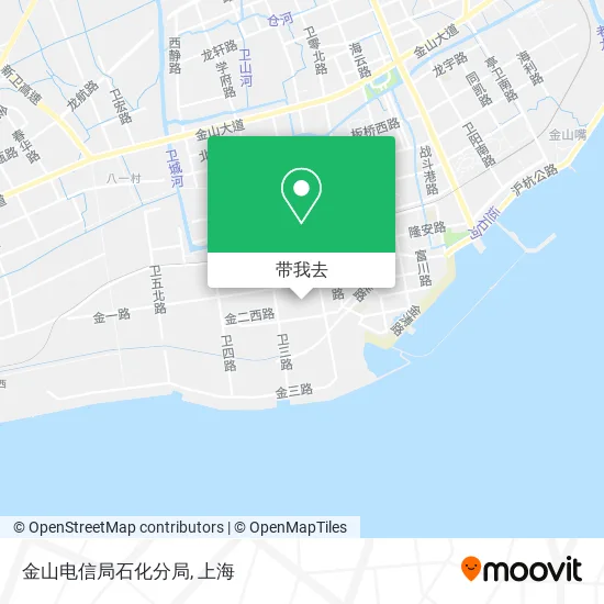 金山电信局石化分局地图