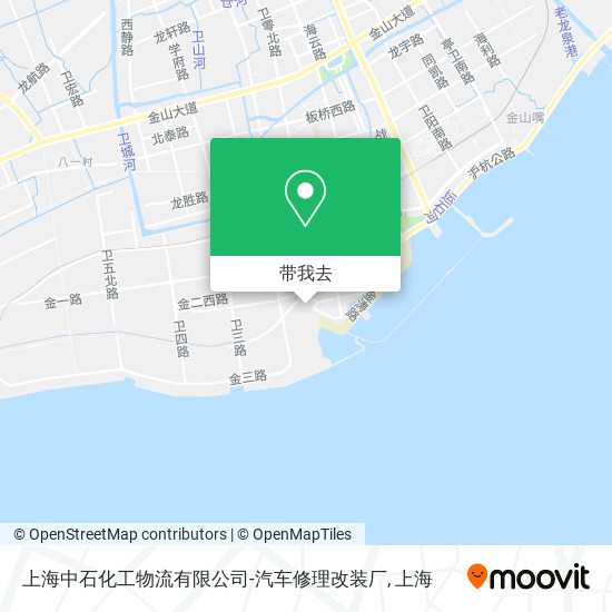 上海中石化工物流有限公司-汽车修理改装厂地图