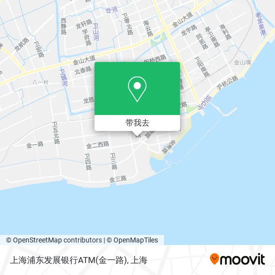 上海浦东发展银行ATM(金一路)地图