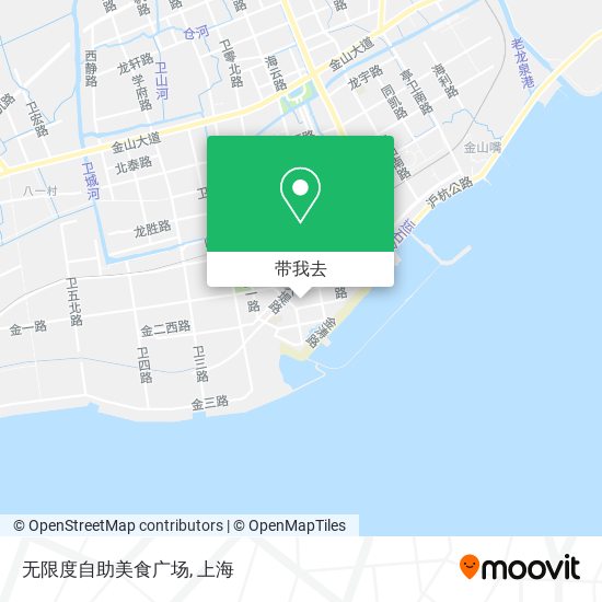 无限度自助美食广场地图