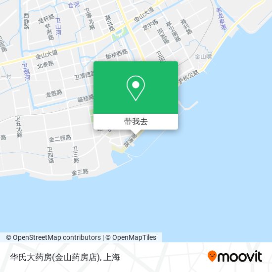 华氏大药房(金山药房店)地图