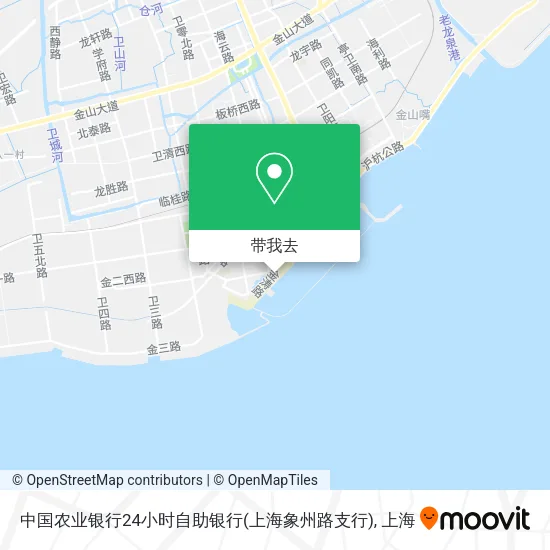 中国农业银行24小时自助银行(上海象州路支行)地图