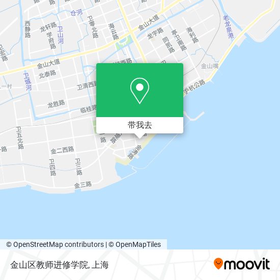 金山区教师进修学院地图