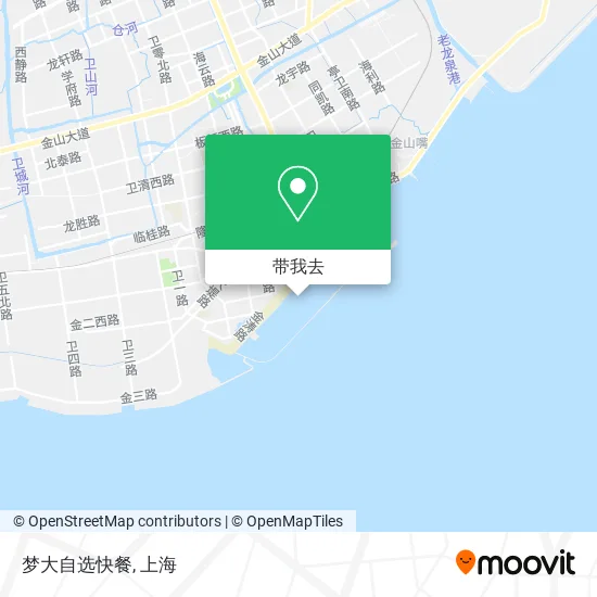 梦大自选快餐地图