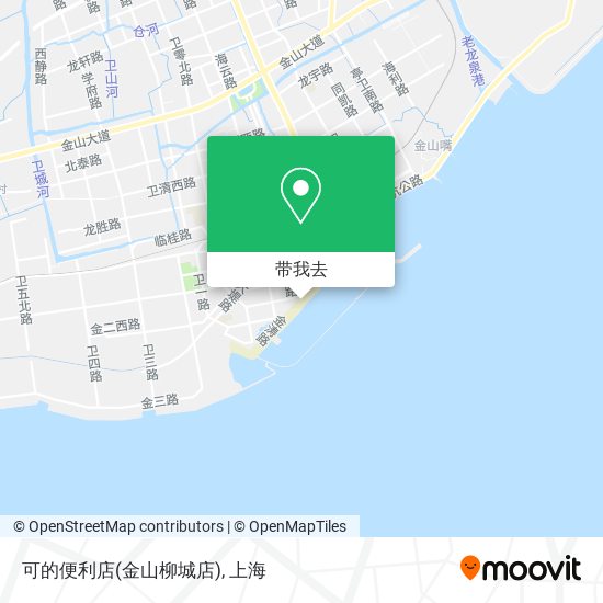 可的便利店(金山柳城店)地图