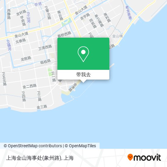 上海金山海事处(象州路)地图