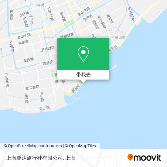 上海馨达旅行社有限公司地图
