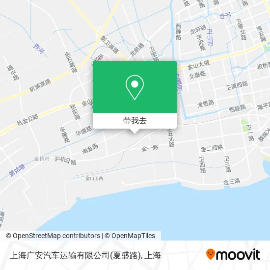 上海广安汽车运输有限公司(夏盛路)地图