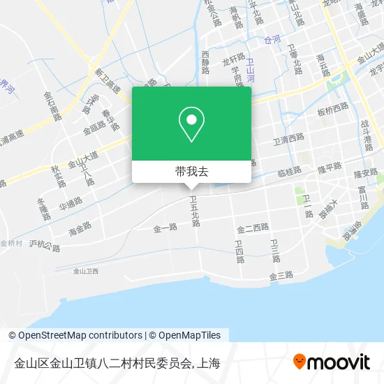 金山区金山卫镇八二村村民委员会地图