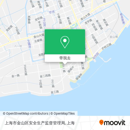 上海市金山区安全生产监督管理局地图