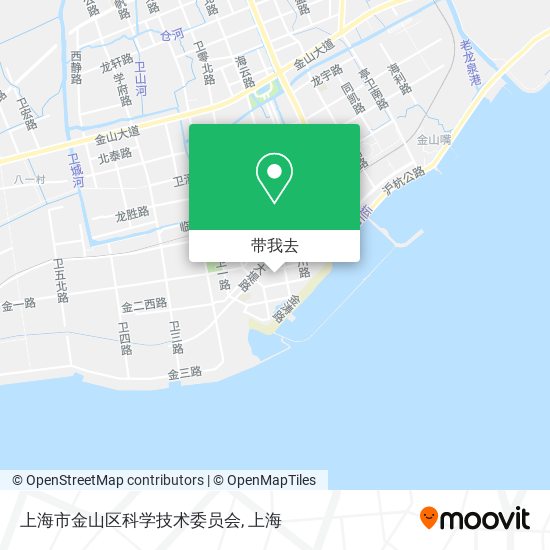 上海市金山区科学技术委员会地图