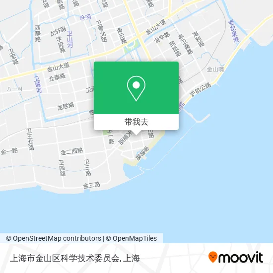 上海市金山区科学技术委员会地图