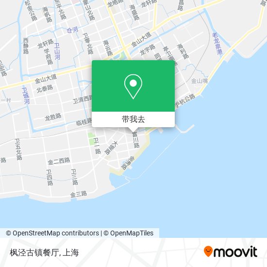 枫泾古镇餐厅地图