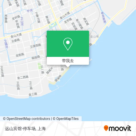 远山宾馆-停车场地图
