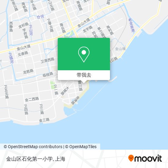 金山区石化第一小学地图