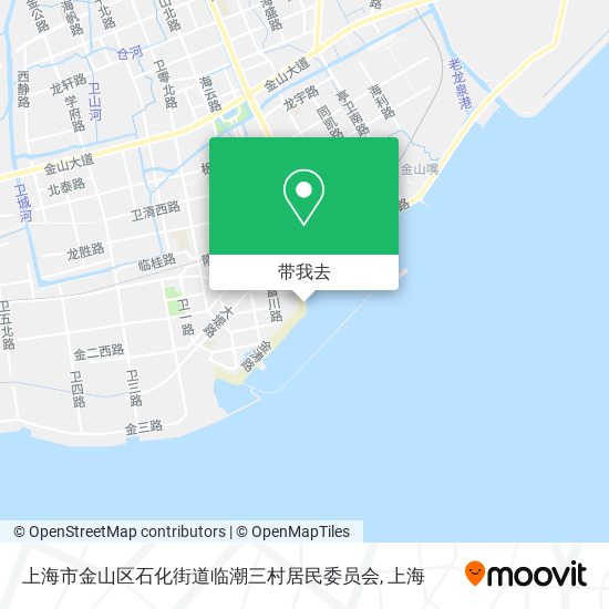 上海市金山区石化街道临潮三村居民委员会地图