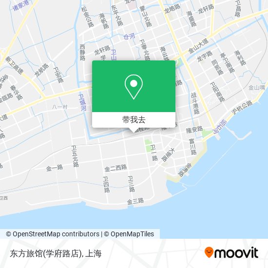 东方旅馆(学府路店)地图