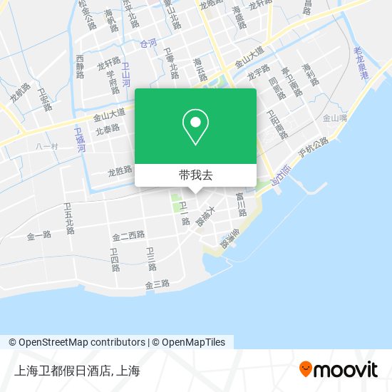 上海卫都假日酒店地图